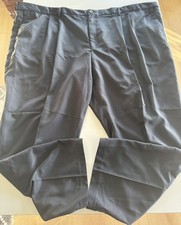 Amazon Essentials Men’s Dress Pants 60x32 Black Classic Fit Flat Front NWT