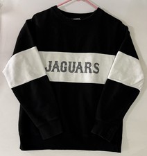 Jacksonville Jaguars Fan Cloth Colorblock Crewneck Sweatshirt Medium A139