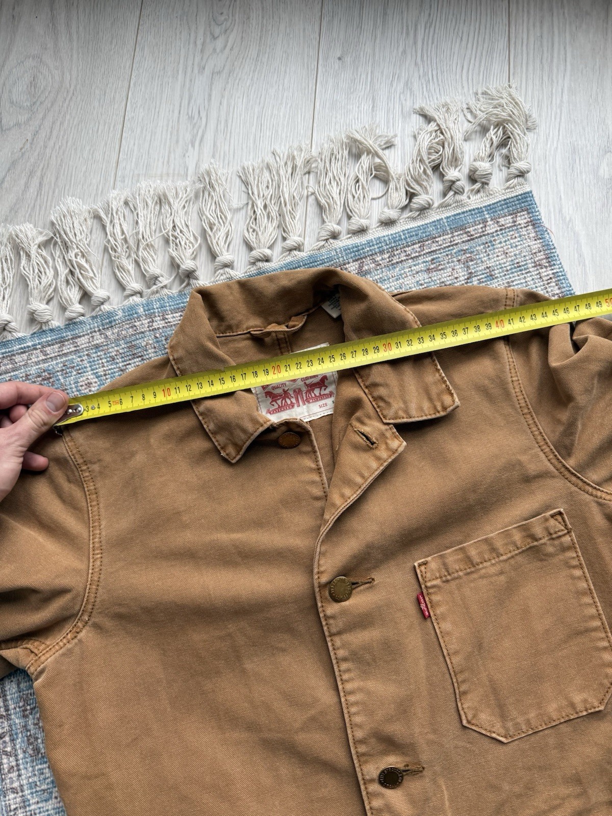 Levi’s Engineer Chore Canvas Worker Jacket Men Si… - image 12