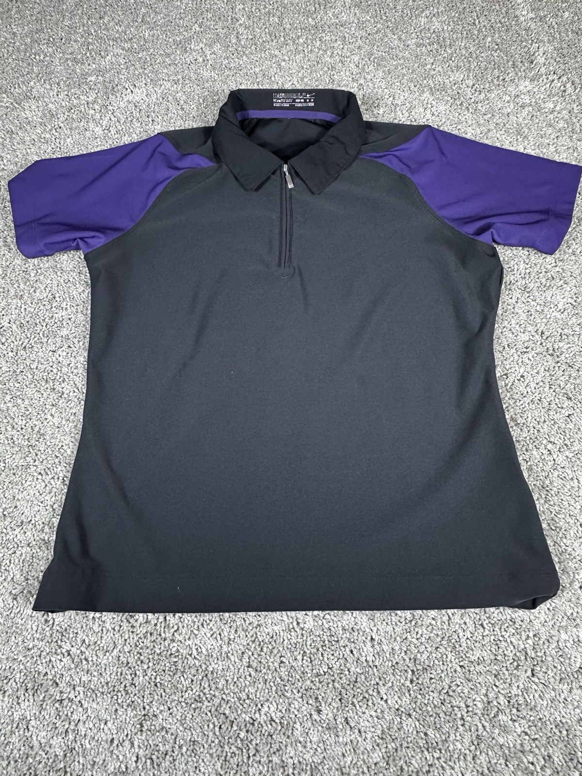 Women's Nike Golf Purple-Pink Size Medium Dri-fit Short Sleeve Polo