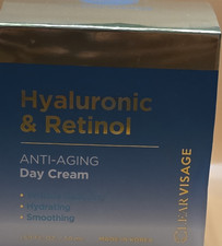 CLEAR VISAGE Day Cream Hyaluronic Acid Retino...