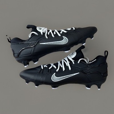 Nike LAX Lacrosse Cleats Men's Huarache 9 Elite Mid Black FD0088-002 Size 12.5