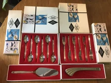 Das Schone Besteck MCM SMS Tapas Cake Forks Dessert Spoons Tongs Pie Server Set
