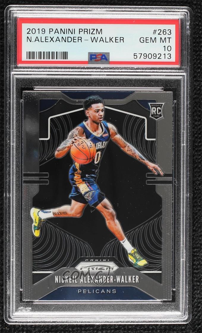 2019-20 Panini Prizm Rookie Nickeil Alexander-Walker #263 PSA 10 GEM MT gh4