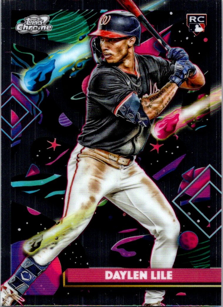 2025 Topps Chrome Cosmic #83 Daylen Lile