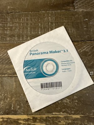 ArcSoft Panorama Maker 3.1 PC Cd Rom
