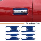 👍For 2015-2020 Ford F-150 Crew 4 Door Handle Bowl Latch COVERS Accessories Blue