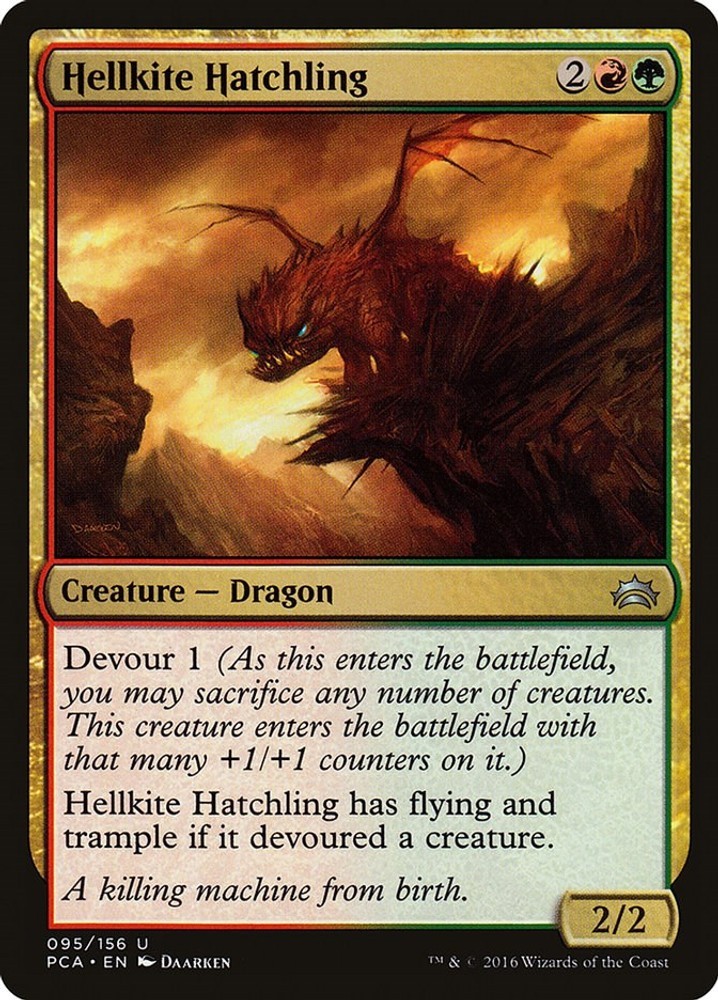 NM - Hellkite Hatchling PCA - 95 Planechase Anthology