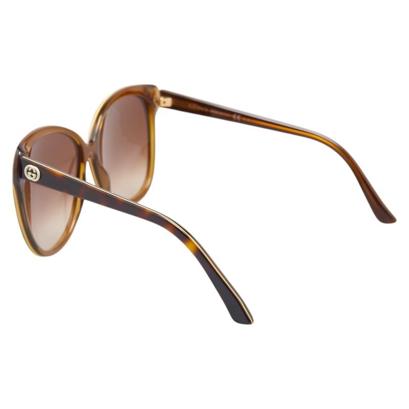GUCCI Sunglasses GG3165 S Brown Plastic Ladies GUCCI Used thumbnail 2