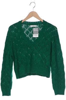 MANGO Pullover Damen Strickpullover Strick Oberteil Gr. S Grün #lkm6vnv