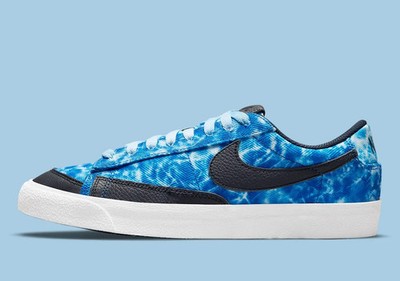 Größe UK 8 - Nike Blazer Low 77 Aquatic Graphics Sneaker Schuhe Sneaker