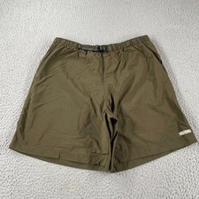 Columbia Performance Shorts Size Large Fishing Cargo Hiking Dark Green Belted
