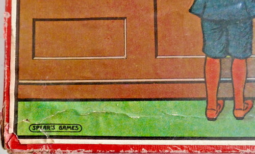 Seldom Seen Antique 1920s TINY TOWN BANK Game / Playset by SPEAR’S GAMES / TOYS - Picture 6 of 23