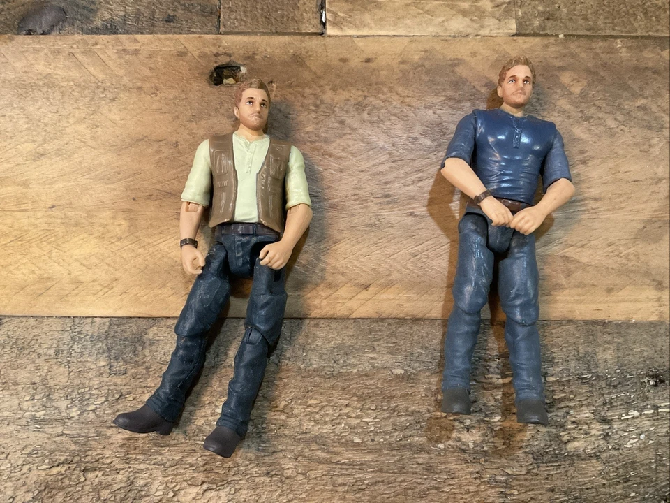 "Lote de 4 figuras de acción humanas de Jurassic World - 4"" - Mattel - sueltas - se envía gratis" Foto 2 de 4