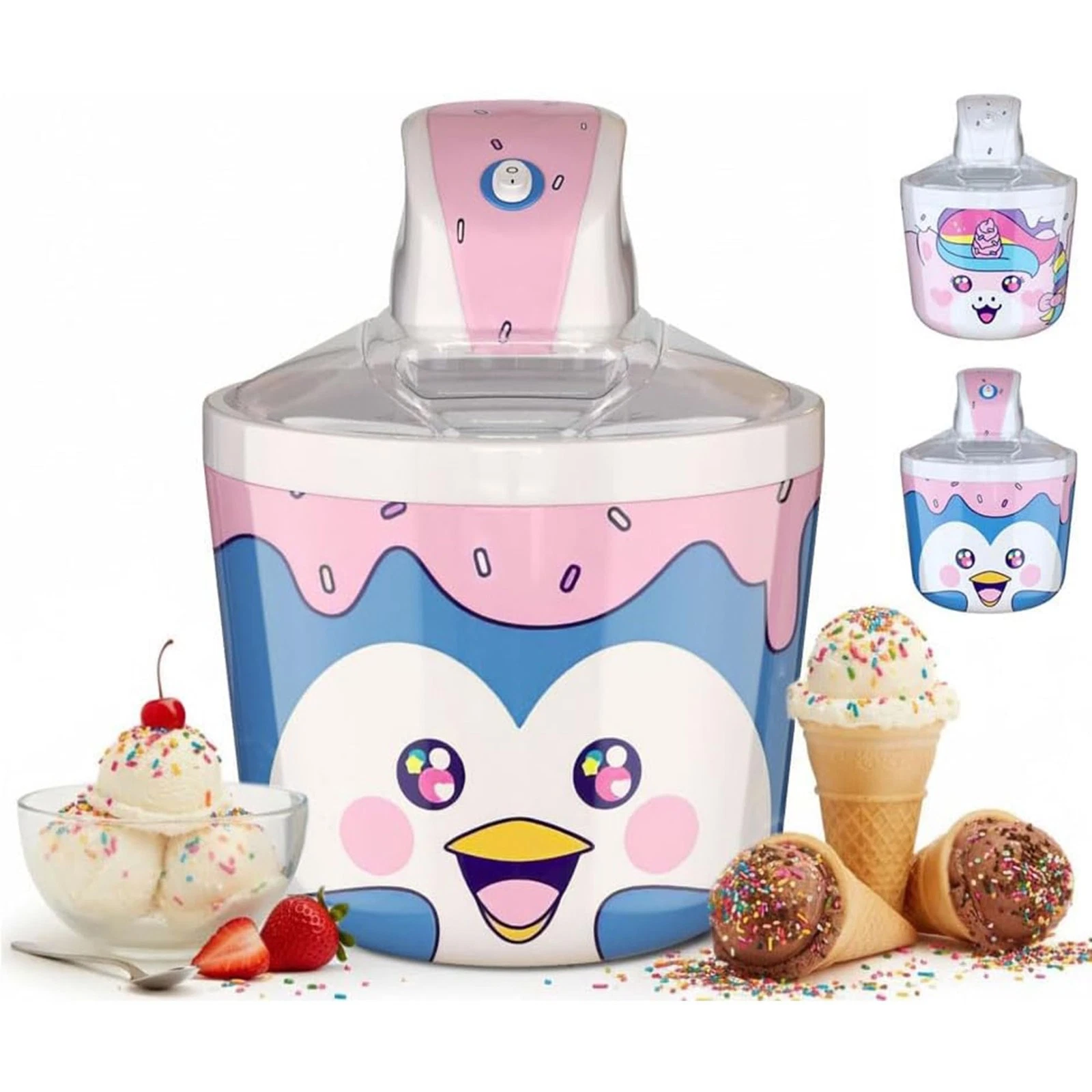 Fun Electric Ice Cream Maker Machine for Kids - Best Countertop Ice Cream Mac...