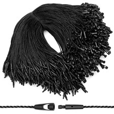 Hang Tag String, 7.7" 1000Pcs Nylon Clothes Price Hanging Tag Rope Snap Lock ...