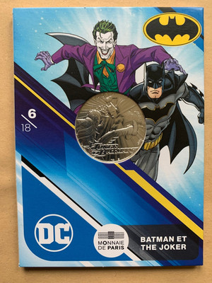 Silbermünze Monnaie de Paris Batman und Joker NEU OVP