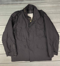 Rothco Field Jacket M-65 Mens Medium Black With Quilted Liner Military Coat