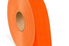 Fluorescent Orange LABEL MONARCH 1131 PRICING GUN 1 CASE - 8SLEEVES, 64 ROLLS
