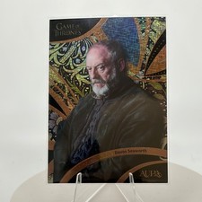 Game of Thrones Sir Davos Seaworth /345 -2025 Kakawow Aura Flower Card AQY-HH-32