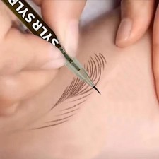 0.008mm Ultra Fine Eyebrow Pen Waterproof Smudge Proof Long Lasting Pencil