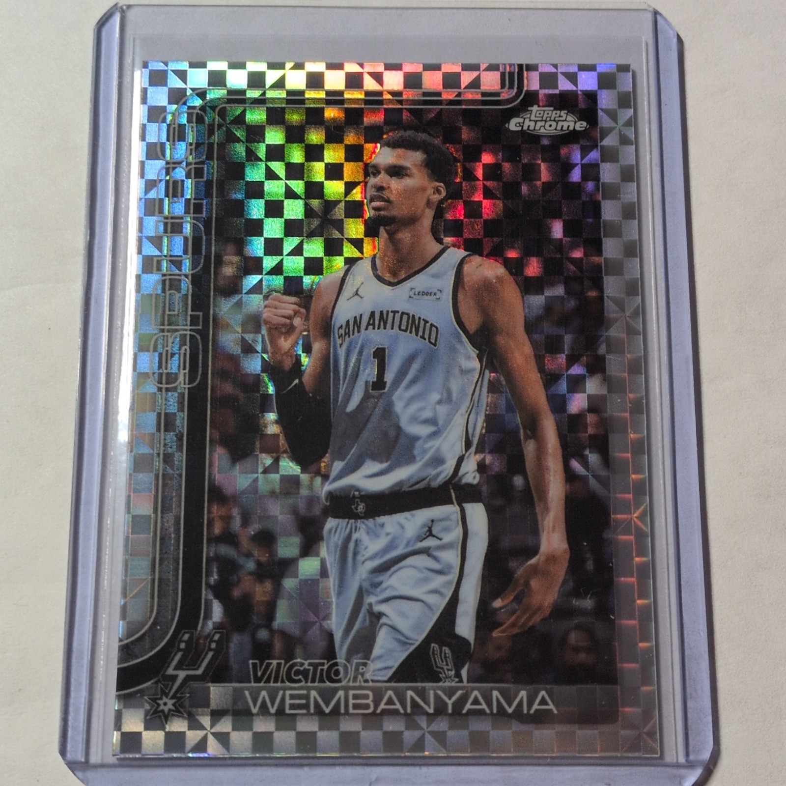 2025-26 Chrome NBA Update Victor Wembanyama X Fractor