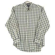 Nautica Mens XL Classic Fit Button Down Long Sleeve Plaid Shirt