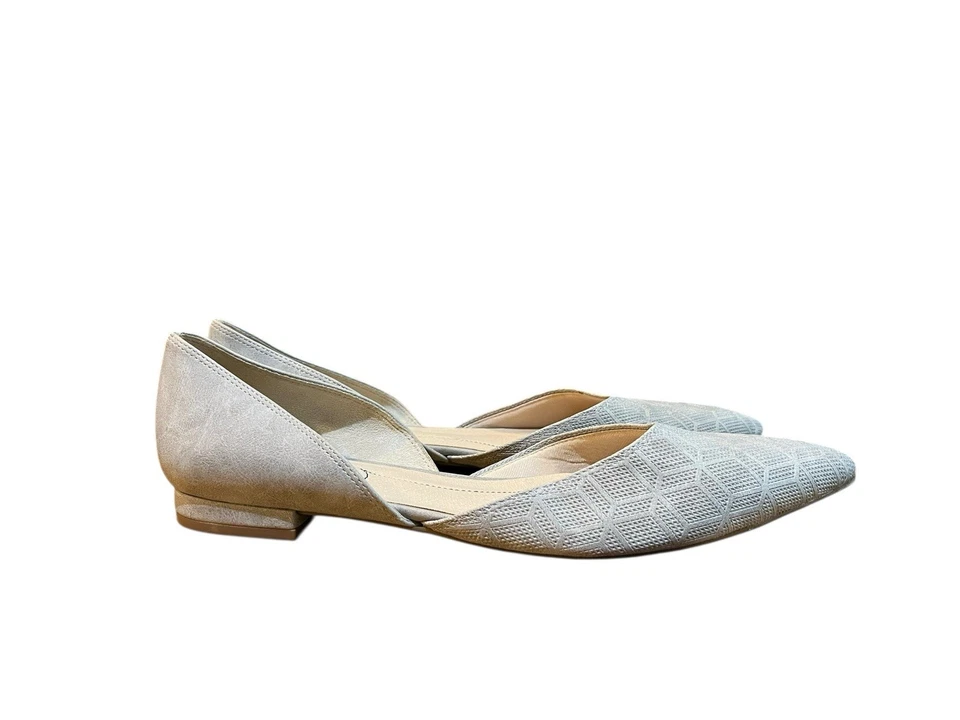 Zapatos LifeStride Para Mujer Talla 11 Anchos RETTA Sin Cordones Gris Puntera Plana Punta Foto 4 de 4
