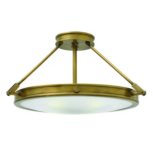Hinkley 3382HB 11.5" 4-Light Semi-Flush Mount in Heritage Brass - Picture 1 of 2