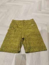 Nike Dri fit Women's Printed Shorts Moss/Sea size M