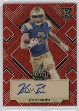 2022 Leaf Metal Draft Red Flood Gold Circles 1/1 Kyle Philips #BA-KP1 Auto 1cx3