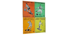 📚 Lot livres règles sportives anciennes-basket-football-volley-tennis-Ed SB.