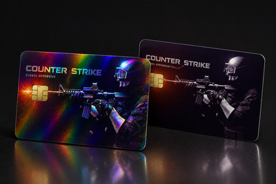 Counter-Strike Credit/Debit Card Skin   Premium Vinyl Sticker for Small Chip