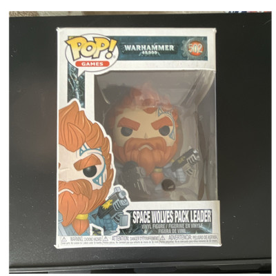 Funko Pop! Games Vinyl Space Wolves Pack Leader Warhammer 40,000 #502