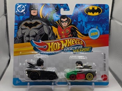 Hot Wheels Racer Verse 2-Pack DC Comics BATMAN & ROBIN New 2026 - FREE SHIPPING