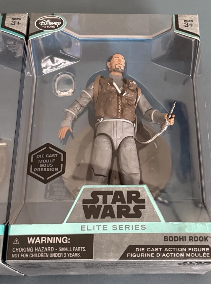 LOTE COM 3 BONECOS DE AÇÃO FUNDIDOS STAR WARS ELITE SERIES ANDOR/BODHI/ERSO - Imagem 4 de 4