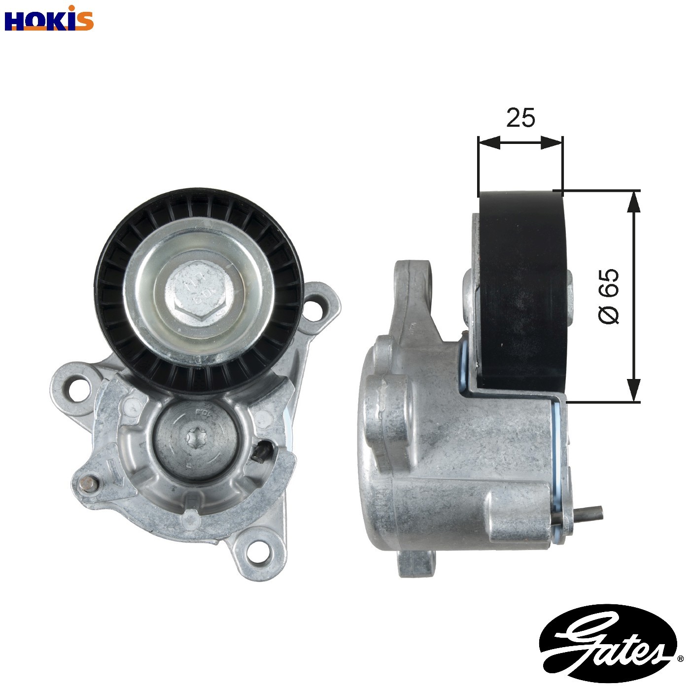 BELT TENSIONER VRIBBED BELT T39193 FOR CITROEN RFN 2.0L 4cyl XSARA PICASSO