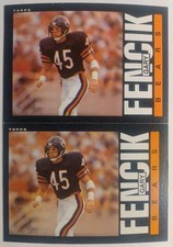 1985 TOPPS #25 CHICAGO BEARS GARY FENCIK [2] NM/MT 05951