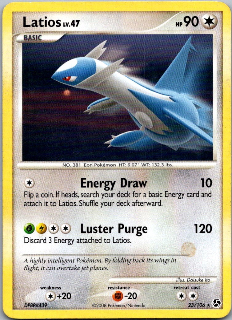 Latios 23/106 Great Encounters Rare LP