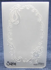 Stampin Up Sizzix Embossing Folder 4" x 2.5" small Bird Border Frame