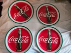 Vintage Gibson Coca-cola Set 4 Salad Plates 1996 8 Excellent Condition No Chips