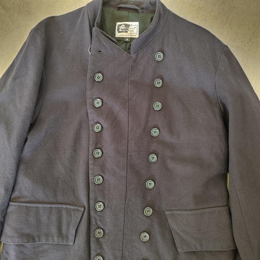 Engineered Garments Wool Jacket Navy S Military I… - image 2