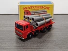 Rare 1960's Matchbox Pipe Truck Unseparated Pipes #10 1:64 Diecast Lesney NIB