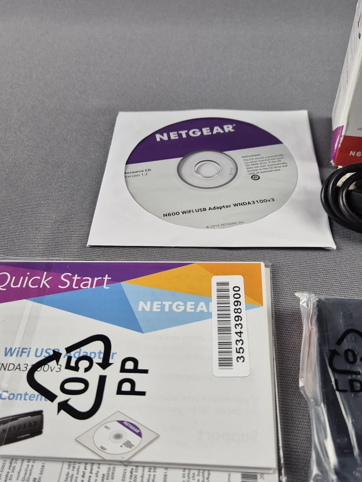 Netgear N600 Wireless dual band USB adapter - WNDA3100 v3 802.11n Dual Band WiFi - Image 4 of 4