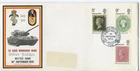 1970 PHILYMPIA GREAT BRITAIN QE2 FORCES OFFICIAL ILLUS. FDC SPECIAL PMK