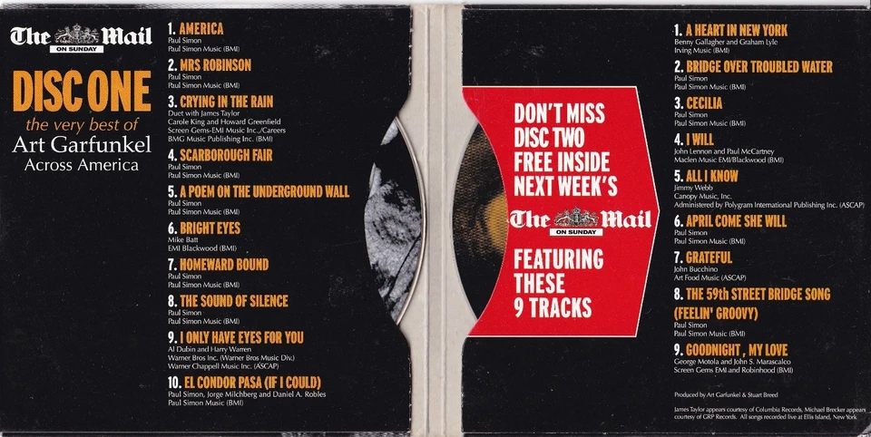 THE VERY BEST OF ART GARFUNKEL Across America ( 19 Track Double Album) - Bild 2 von 3