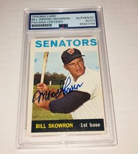 Bill Moose Skowron 1964 Topps #445 Signed Card Auto RIP RARE A