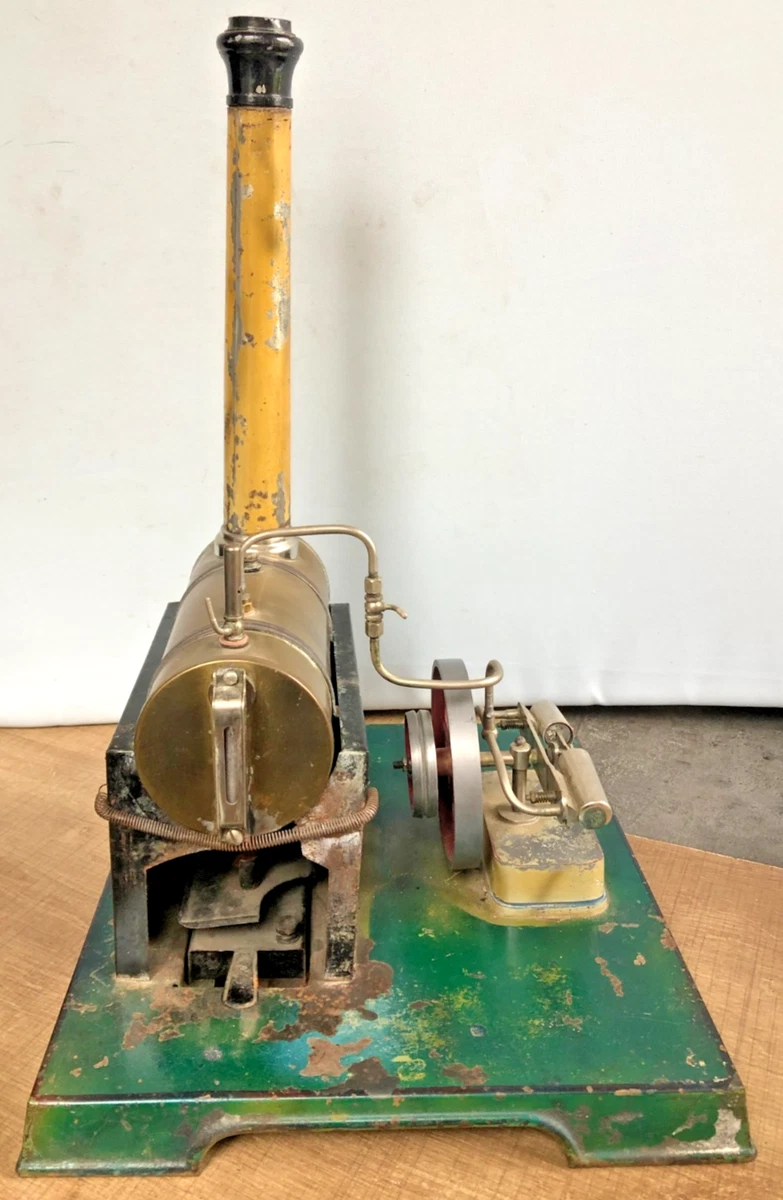 Miniature Voiture à Vapeur Ancienne En Laiton – Pièce Unique Usinée Main