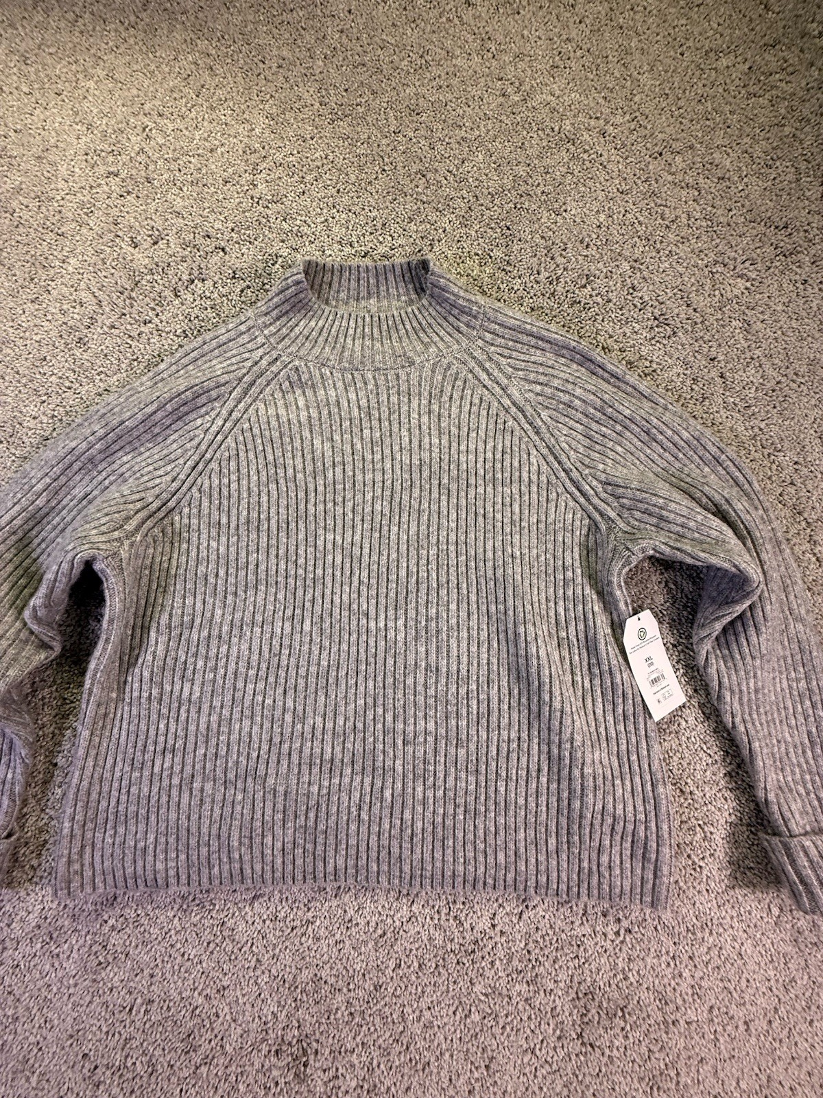 NWT Time and Tru Women’s Sweater Size XXL 20 Gray