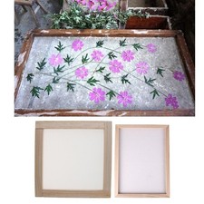 Papier en bois traditionnel faisant la fabrication du papier moule cadre écran